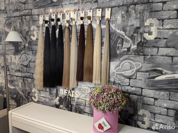 Волосы для наращивания в срезах