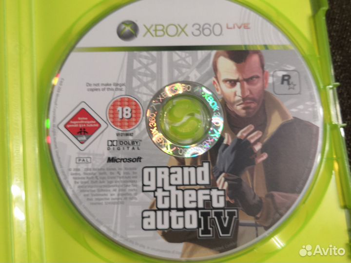 Диск grand theft auto 4