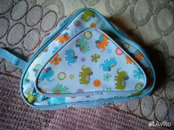 Рюкзак детский сумка Слоники для пикника Посуда