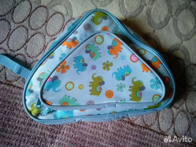 Рюкзак детский сумка Слоники для пикника Посуда