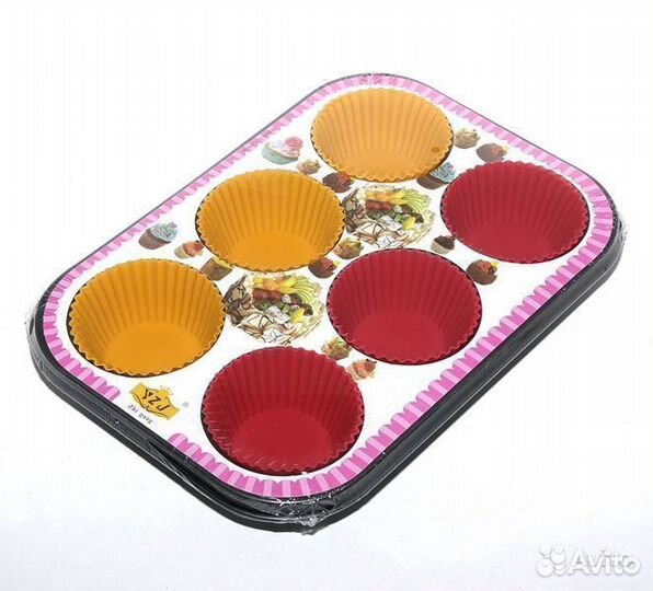 Форма для выпечки с силиконовыми вставками