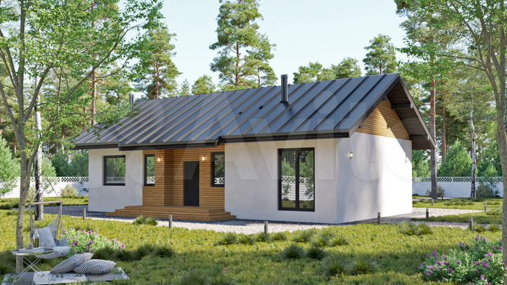 Дом 121 м² на участке 6 сот.