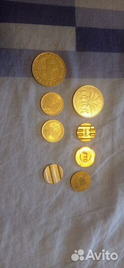 Жетоны и монеты. Цена за все