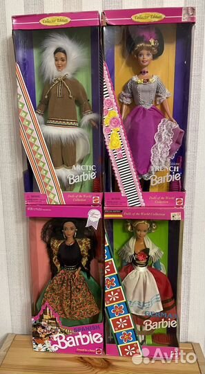German Arctic Spanish Polynesian Barbie