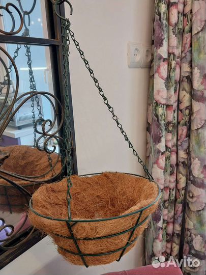 Корзина горшок кашпо подвесная
