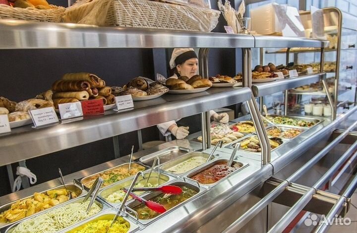 Столовая в бизнес парке на востоке Москвы