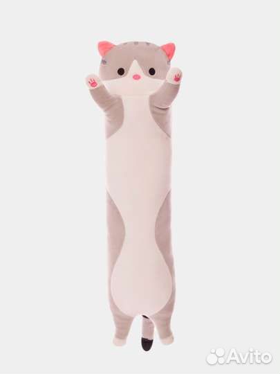 Мягкая игрушка кот батон 70 см