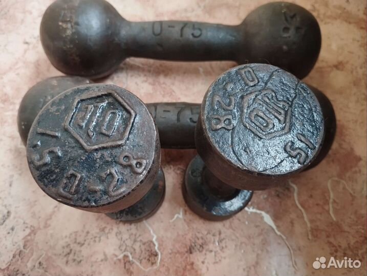 Гантели чугунные СССР