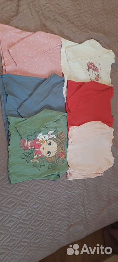 Лонгсливы(6шт) на девочку р 122