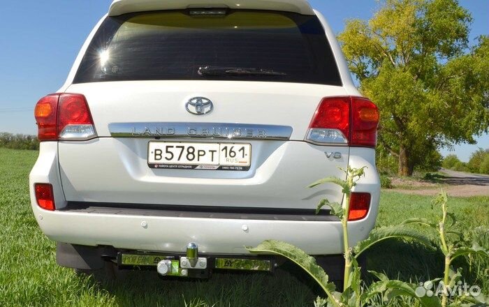 Фаркоп toyota LC 200/ lexus LX 570/ 450 нерж. плас