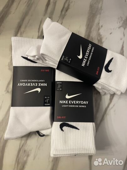 Носки nike everyday белые