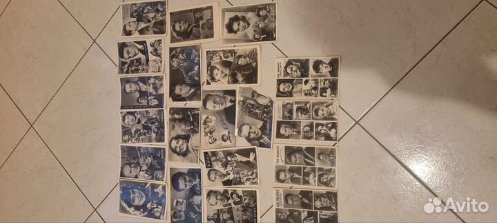 Открытки актеров разных лет