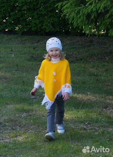 Пончо детское