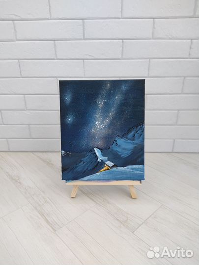 Картина акрилом на холсте