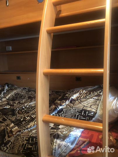 Капитан Флинт 2-х яр.кровать+2 ортопедич.матраса