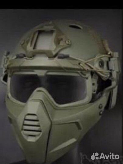 Маска защитная. Очки и Мандибула