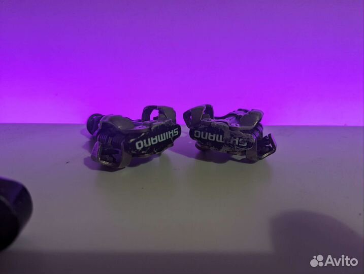 Педали контактные Shimano m520