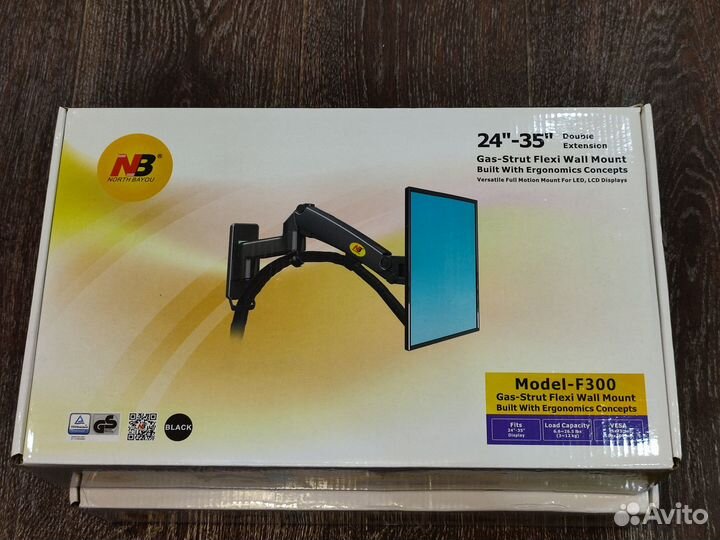 Кронштейн для монитора настенный NB F300