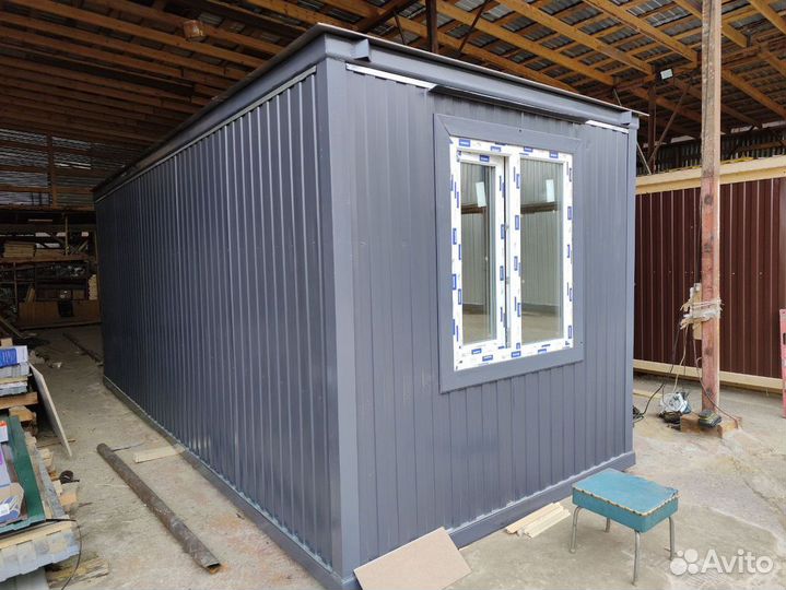 Вагончик 6*2,4м для строителей