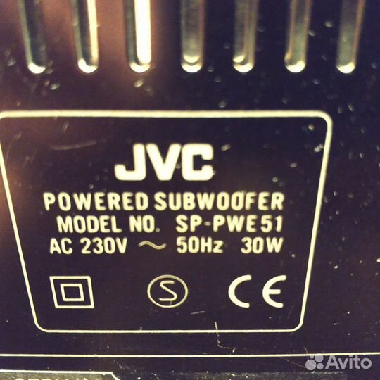 Сабвуфер активный JVC SP - PWE51