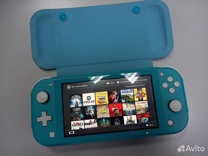 Nintendo switch lite 256 gb прошитая + игры