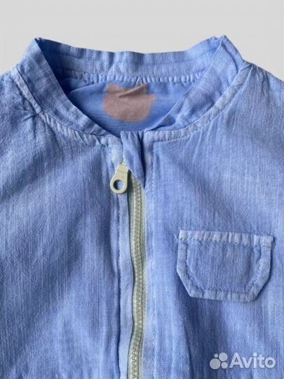 Костюм детский льняной летний 92