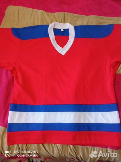 Хоккейная майка детская тренировочная 34 размер