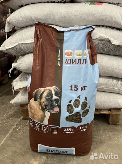 Корм для щенков крупных пород 