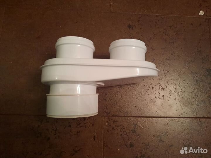 Разделитель дымохода котла 80мм (на 60/100мм)