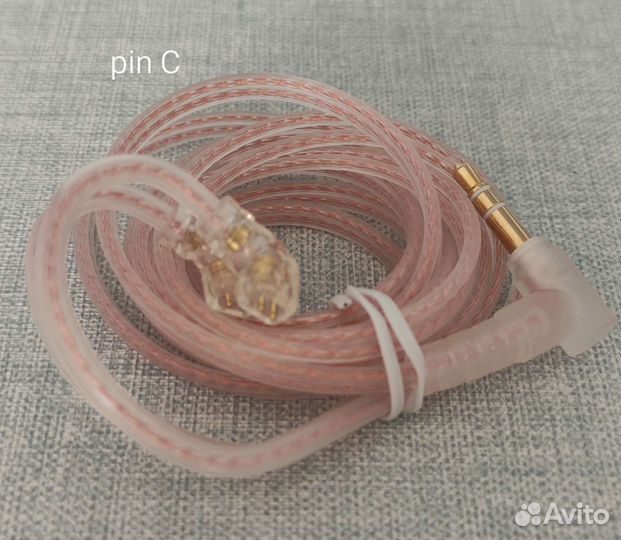 Кабель для наушников KZ jack, type C