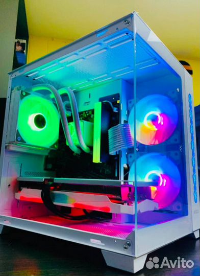 Игровой пк Ryzen5/RTX3070/32Gb сжо Новый Белый