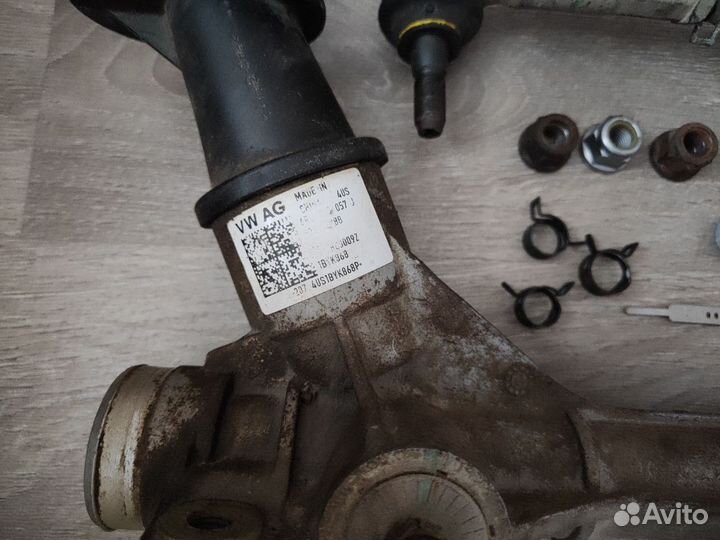 Volkswagen polo рулевая рейка
