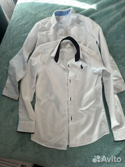 Рубашка школьника, белая рубашка