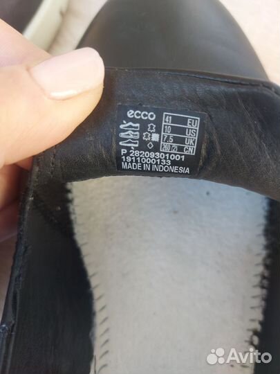 Лоферы ecco 41