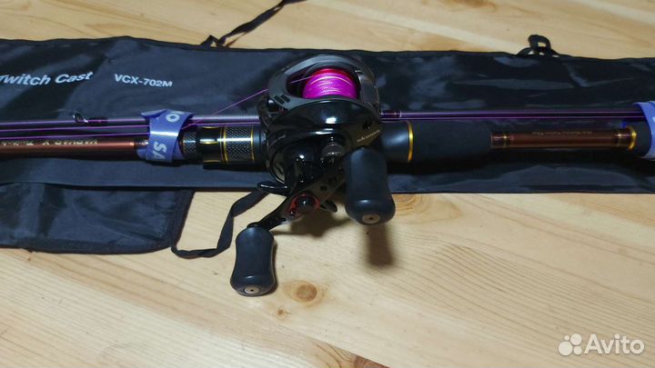 Кастинговое удилище Nautilus и катушка Okuma