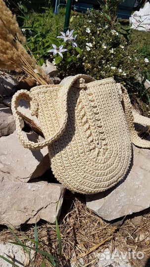 Сумка вязаная летняя