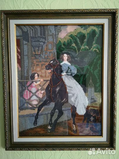 Картины вышитые бисером и крестом