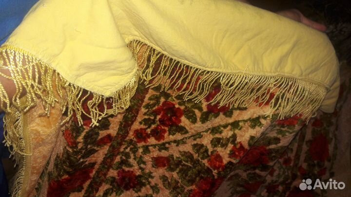 Плюшевая скатерть СССР