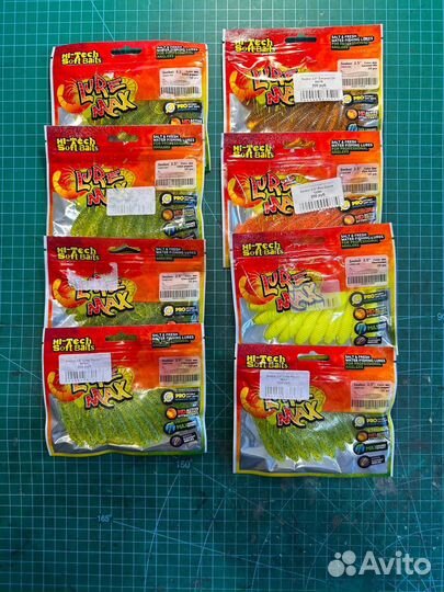 Рыболовная резина Lure Max и Mann's