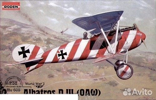 Сборная модель самолета Roden Rod608 1/32