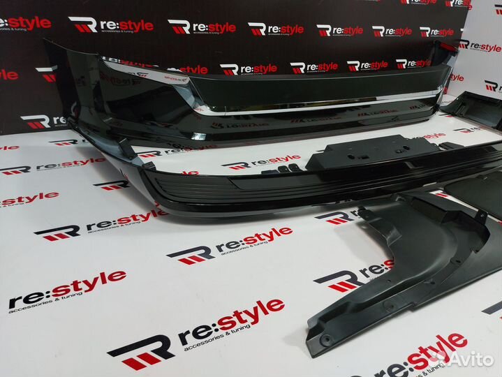 Обвес Toyota Land Cruiser 200 Черный B2298