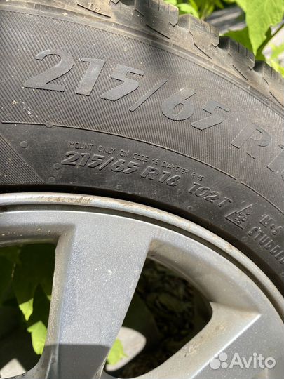 Комплект зимних колес r16 Subaru