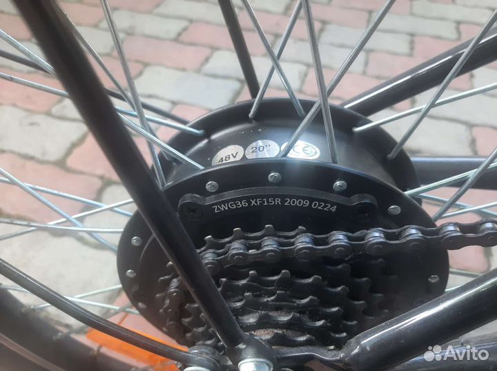 Электровелосипед складной 500ват