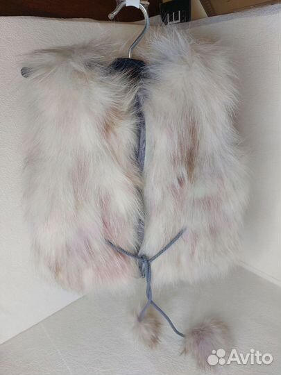 Детский жилет из натурального меха