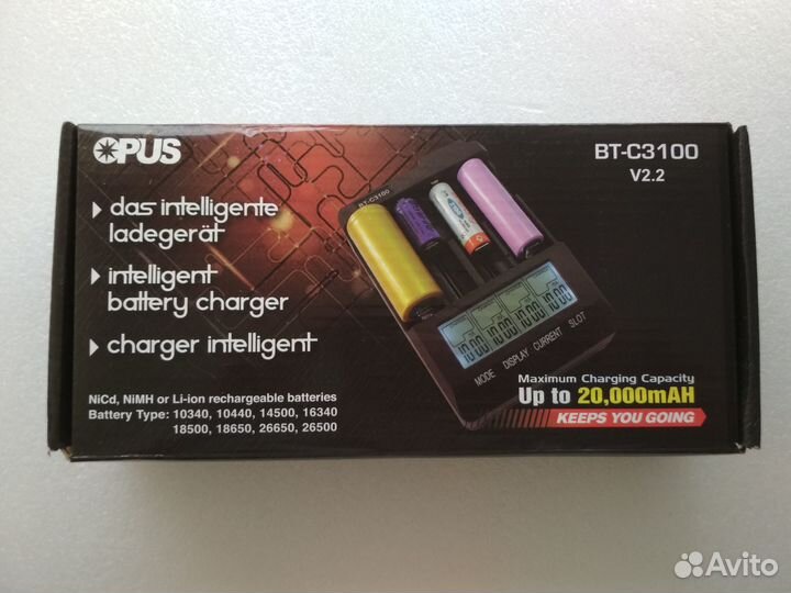 Зарядное устройство opus BT-3100