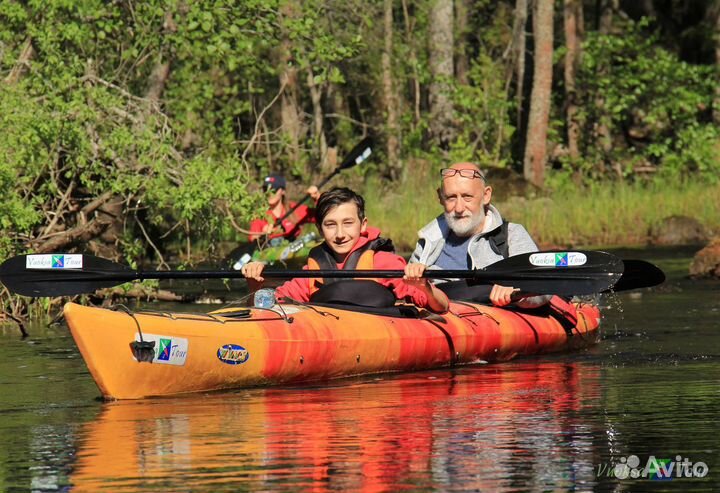 Походы выходного дня на каяках и байдарках Вуокса