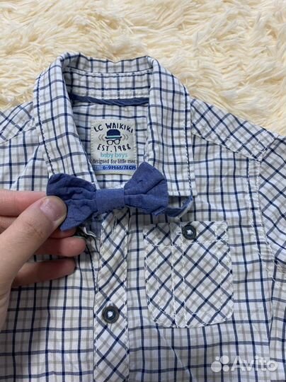 Рубашка с коротким рукавом для мальчика (68-74 р)