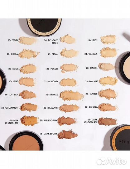 Пудра Sephora оригигал 24 Vanilla
