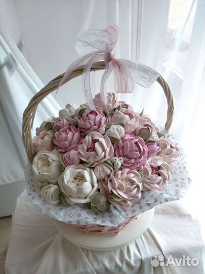 Зефирные букеты, сумочки, корзинки к 1 сентября