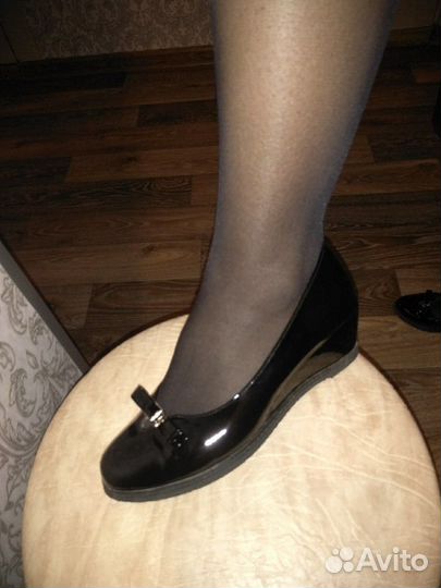 Туфли кожаные